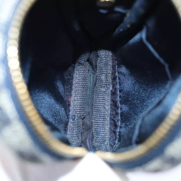 Christian Dior Trotter Canvas Pouch Navy Auth - Picture 8 of 16